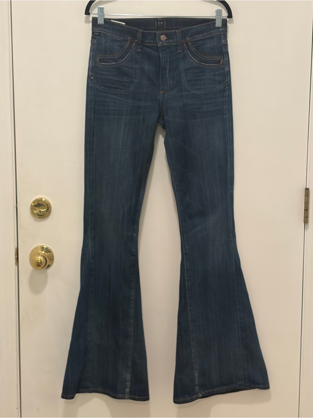 Citizens of Humanity Angie Dark Blue Super Flared Women’s Jeans.